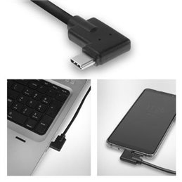 ACT | USB-C to USb-C Angled Connection Cable, 1m