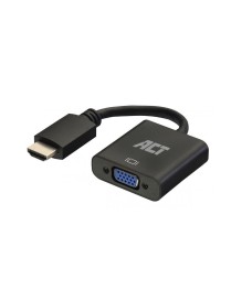 ACT | Adapter HDMI to VGA with audio, 0,15m