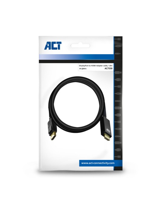 ACT | DisplayPort to HDMI Adapter cable, 1.8m