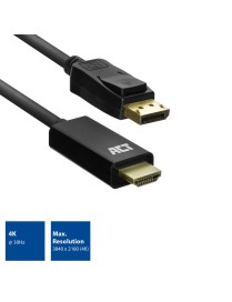 ACT | DisplayPort to HDMI Adapter cable, 1.8m