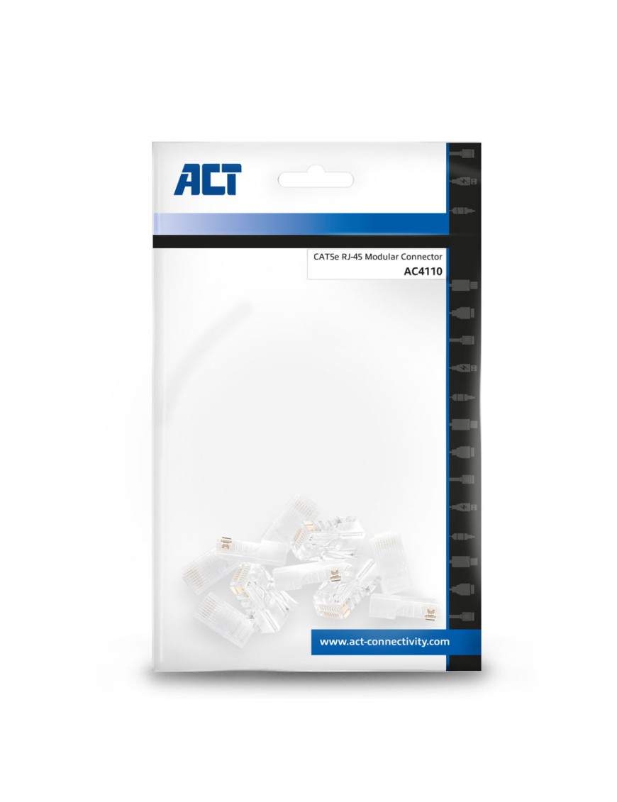 ACT | CAT5e RJ-45 Modular Connector