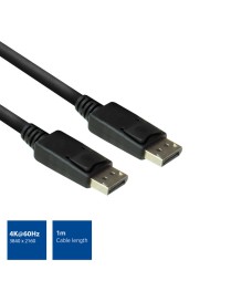 ACT 1 meter DisplayPort kabel male - male