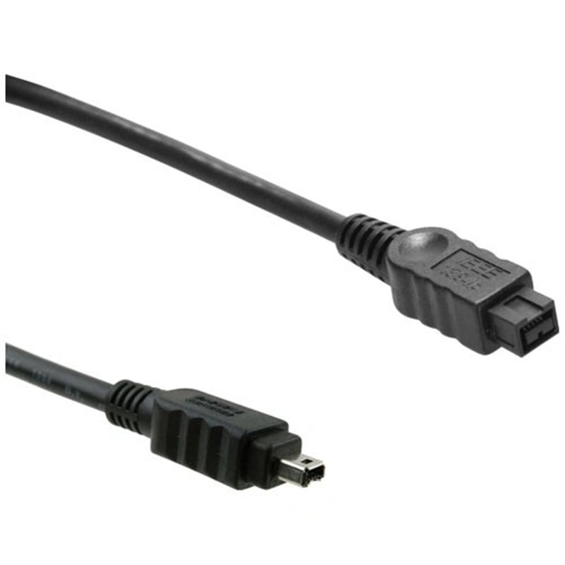 ICIDU Firewire Cable 800 MBPS 1.8M IEEE 1394b 9 pin Male - 4 pin Male IEEE 1394a