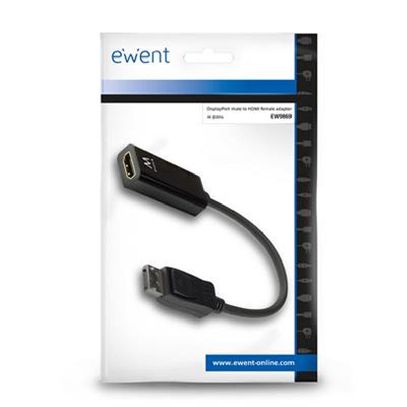 Ewent | DisplayPort male to HDMI female adapter