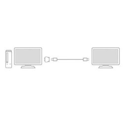 ACT DVI-D naar HDMI verloopadapter, 1x DVI-D male, 1x HDMI A female, Zip Bag