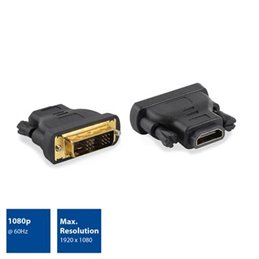 ACT DVI-D naar HDMI verloopadapter, 1x DVI-D male, 1x HDMI A female, Zip Bag