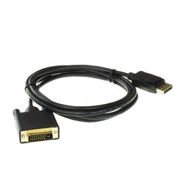 ACT DisplayPort naar DVI male aansluitkabel, Zip Bag