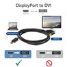 ACT DisplayPort naar DVI male aansluitkabel, Zip Bag