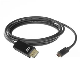 ACT | USB-C to DisplayPort male adapter cable, 2m