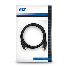 ACT | USB-C to DisplayPort male adapter cable, 2m