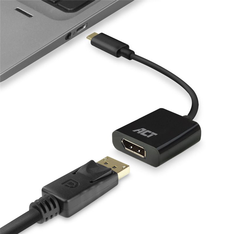 ACT | USB-C to DisplayPort female adapter, 15cm