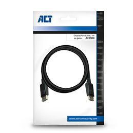 ACT 1 meter DisplayPort kabel male - male