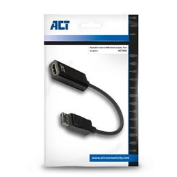 ACT | DisplayPort male to HDMI female adapter, 15cm