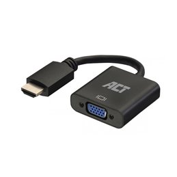 ACT | Adapter HDMI to VGA with audio, 0,15m