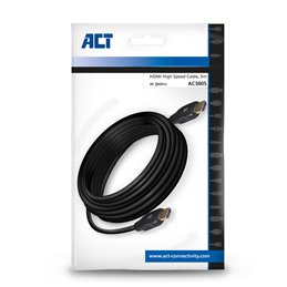 ACT 5 meter HDMI High Speed video kabel v1.4 HDMI-A male - HDMI-A male