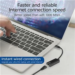 ACT | USB-C Gigabit Networking Adapter, 15cm