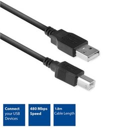 ACT | USB 2.0 Connection Cable,1.8m