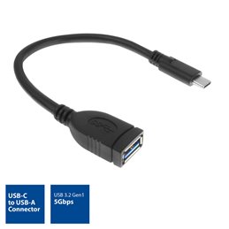 ACT | USB-C to USB-A Female OTG Adapter, 0.2m