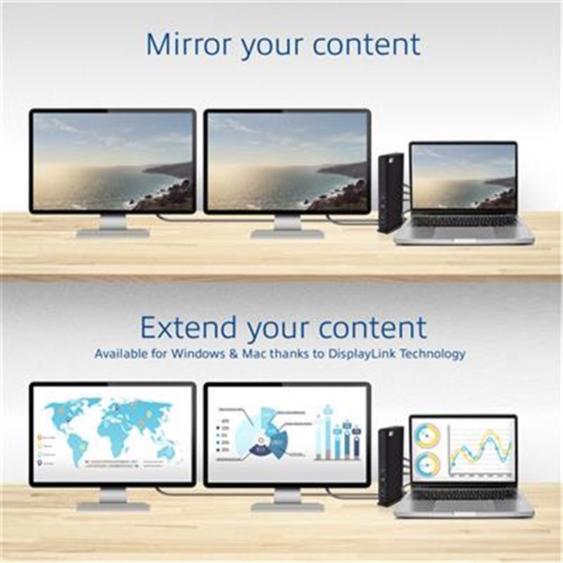 ACT | USB-C Dual Monitor Docking Station