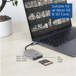 ACT | USB-C CARDREADER SD, MICRO SD