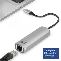 ACT USB-C naar 2,5 Gigabit ethernet adapter