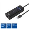 ACT USB hub 3.0, 3 poorts USB-A, Gigabit ethernet