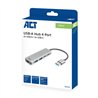 ACT USB-A hub 3.0, 2x USB-A, 2x USB-C