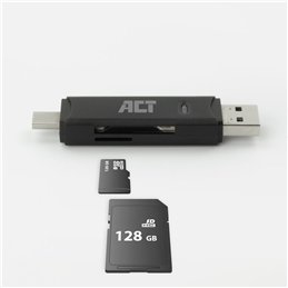 ACT USB-C/USB-A 3.0 card reader