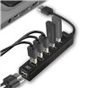 ACT USB hub 7 poorts, aan/uit-schakelaar