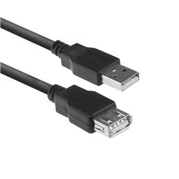 ACT USB 2.0 verlengkabel A male - A female 1,8 meter