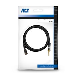 ACT 2 meter High Quality audio verlengkabel 3,5 mm stereo jack male - female