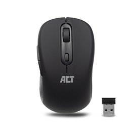 ACT Draadloze muis, USB nano-ontvanger, 1600 dpi, zwart