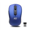 ACT Draadloze muis, USB nano-ontvanger, 1600 dpi, blauw