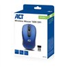 ACT Draadloze muis, USB nano-ontvanger, 1600 dpi, blauw