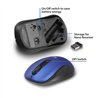 ACT Draadloze muis, USB nano-ontvanger, 1600 dpi, blauw