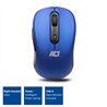 ACT Draadloze muis, USB nano-ontvanger, 1600 dpi, blauw