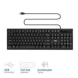 ACT Business toetsenbord USB (Qwerty/US layout)