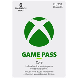 https://image.software-reseller.com/img/500/500/catalog/Giftcards/Xbox/Xbox%20Game%20Pass/Xbox-Game-Pass-Core-6-maanden-FR-NL.pn